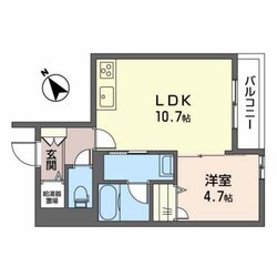 シャーメゾン赤江の物件間取画像